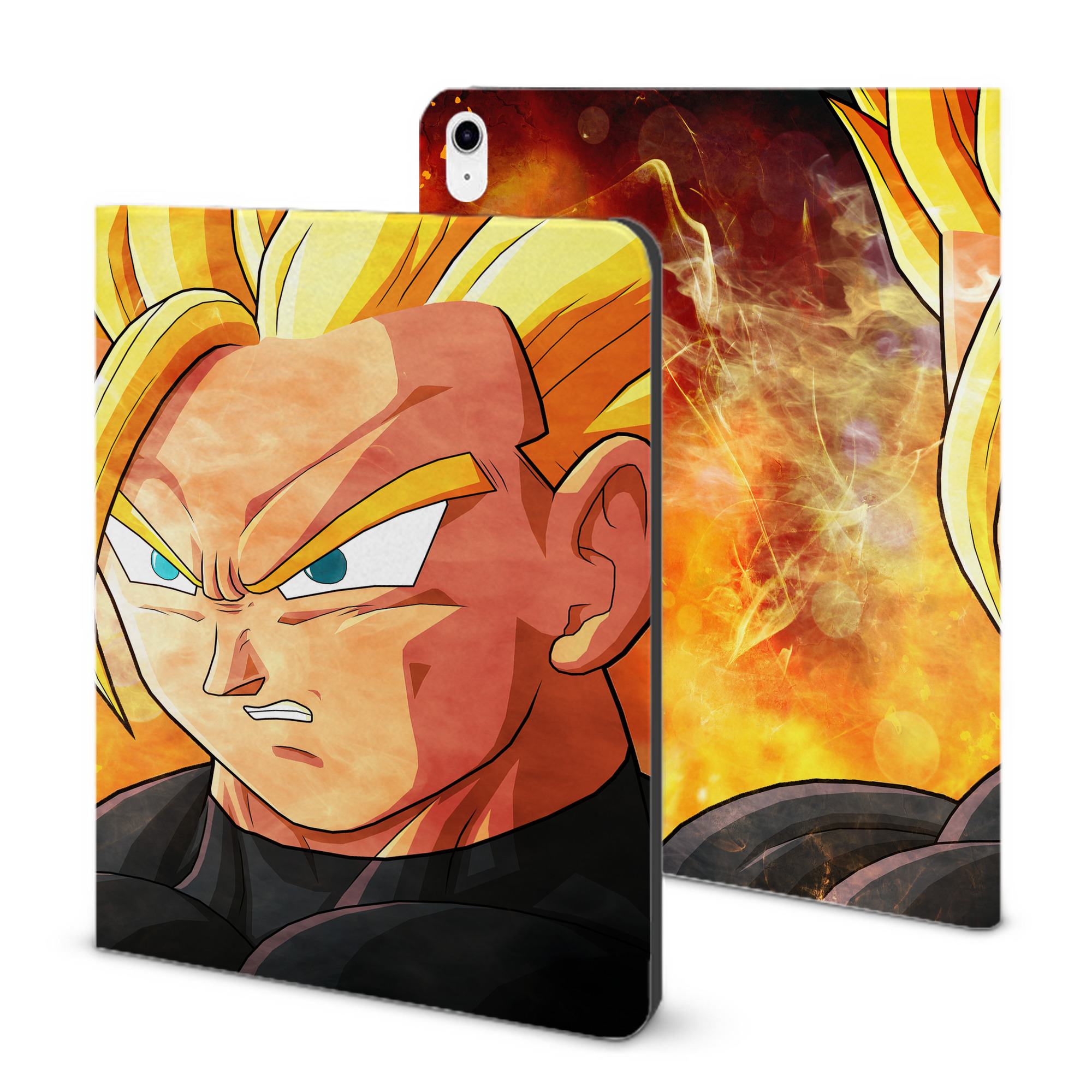 （画像用） ドラゴンボール DRAGON BALL IPad ケース ブック型 PUレザー TPU 耐衝撃 軽量 薄型 ペン収納なし 全面保護 IPad 各モデル対応